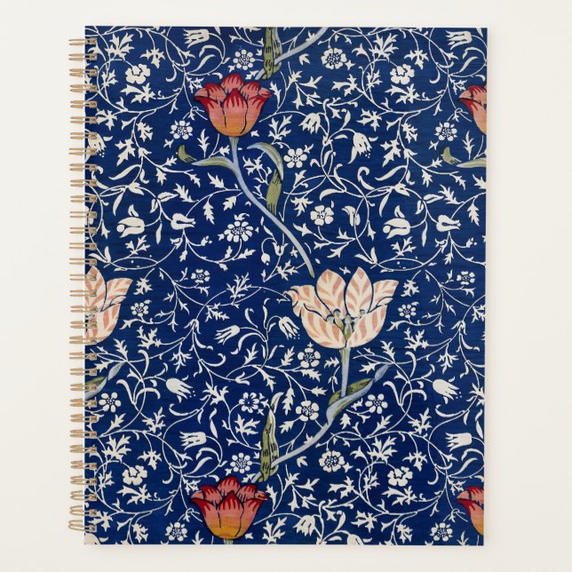 Agenda William Morris Medway Azul Floral (Anverso)
