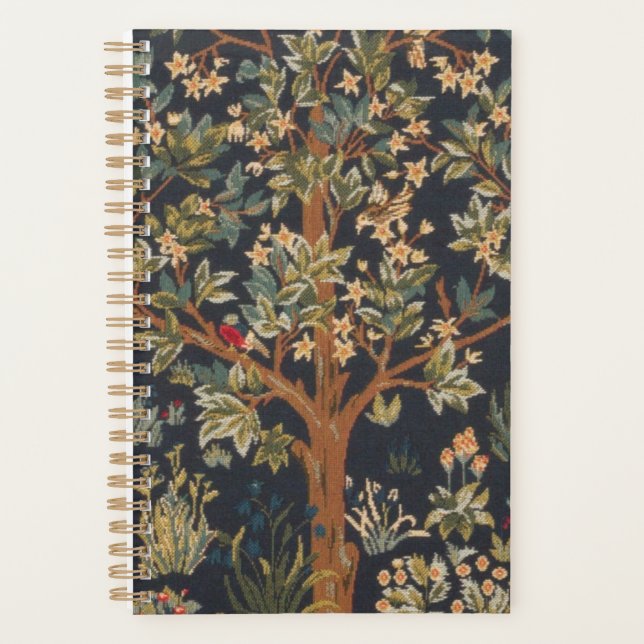 Agenda William Morris - Original De Árbol De Vida (Anverso)