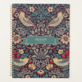 Agenda William Morris Strawberry Thief Planner