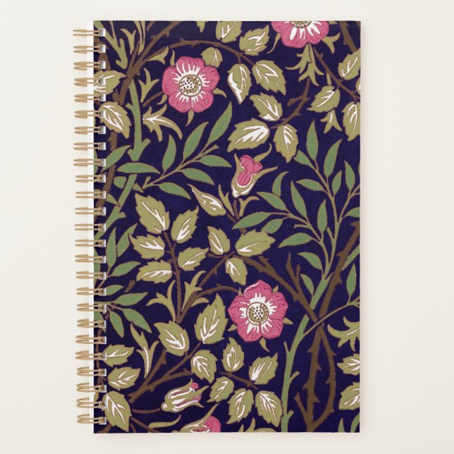 Agenda William Morris Sweet Briar Floral Art Nouveau (Anverso)