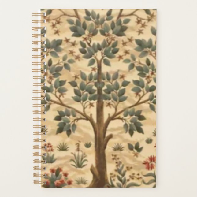 Agenda William Morris Tree De La Vida (Anverso)