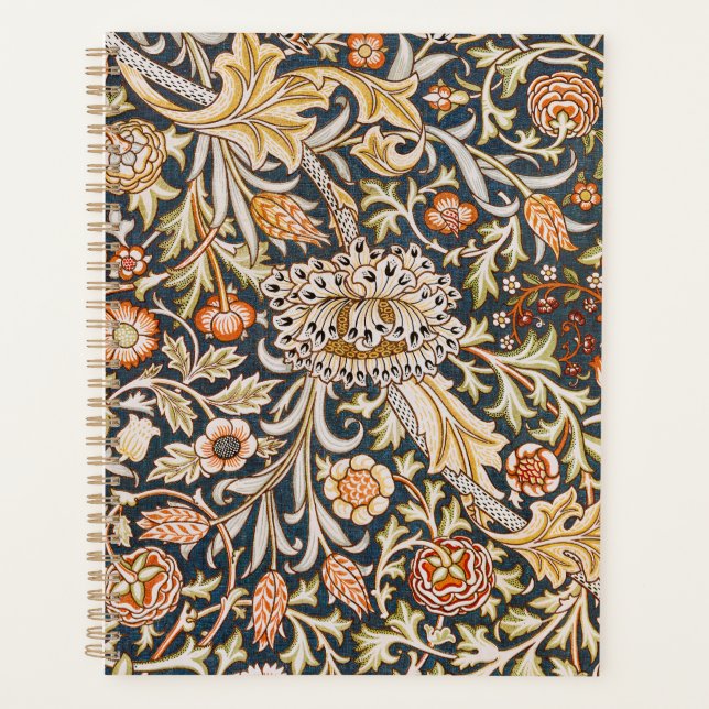 Agenda William Morris Trent Garden Flower Pattern Classic (Anverso)