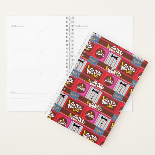 Agenda Willy Wonka Candy Pattern (Demostración)