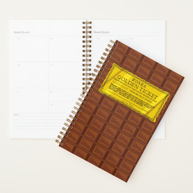 Agenda Willy Wonka Golden Ticket (Demostración)