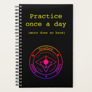 Agenda Wing Chun Training Journal (Negro)