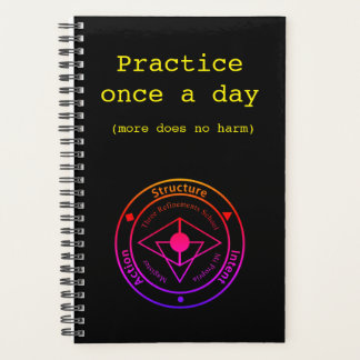 Agenda Wing Chun Training Journal (Negro)