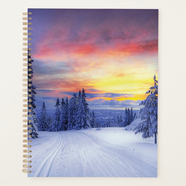 Agenda Winter scenery (Anverso)
