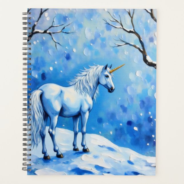 Agenda Winter Unicorn (Anverso)