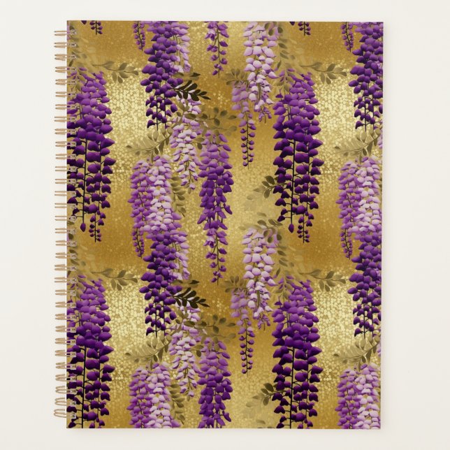 Agenda Wisteria Chiyogami Planner (Anverso)