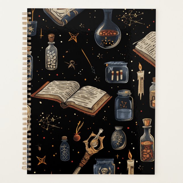 Agenda Witchcraft Potion Pattern – Halloween Magic (Anverso)