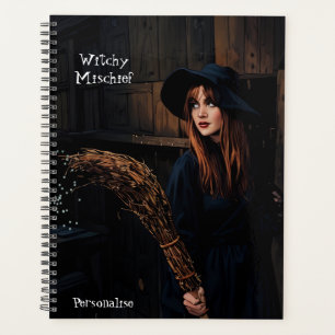 Agenda Witchen Mischief Fun Cita de broma Broomstick Guay