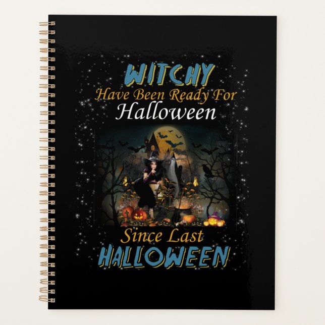 Agenda Witchy Ha Estado Listo Para Halloween (Anverso)