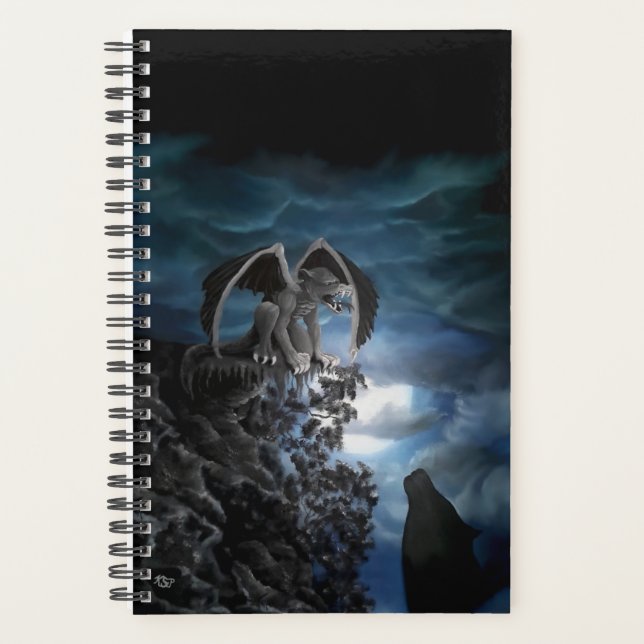 Agenda Wolf Moon - Wolf con Golem (Anverso)