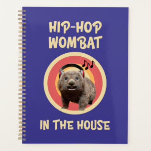 Agenda Wombat divertido de Hip-hop en la casa