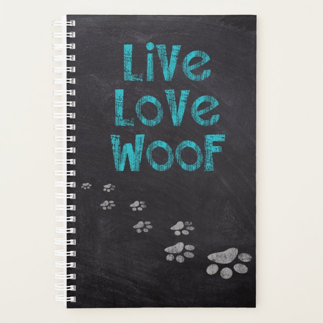 Agenda Woof Live Love - Perro (Anverso)