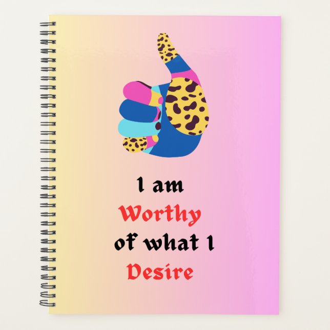Agenda Worthy Planner (Anverso)