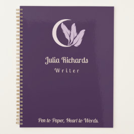Agenda Writer Purple Macaroon