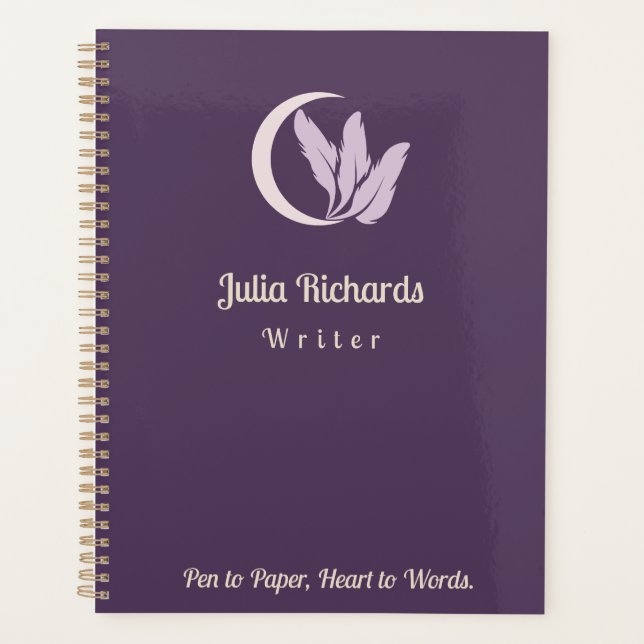 Agenda Writer Purple Macaroon (Anverso)