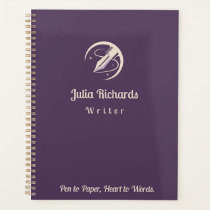 Agenda Writer Purple Macaroon
