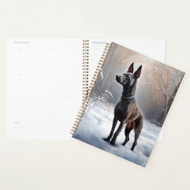 Agenda Xoloitzcuintli Deja Que Nieva Navidades (Demostración)