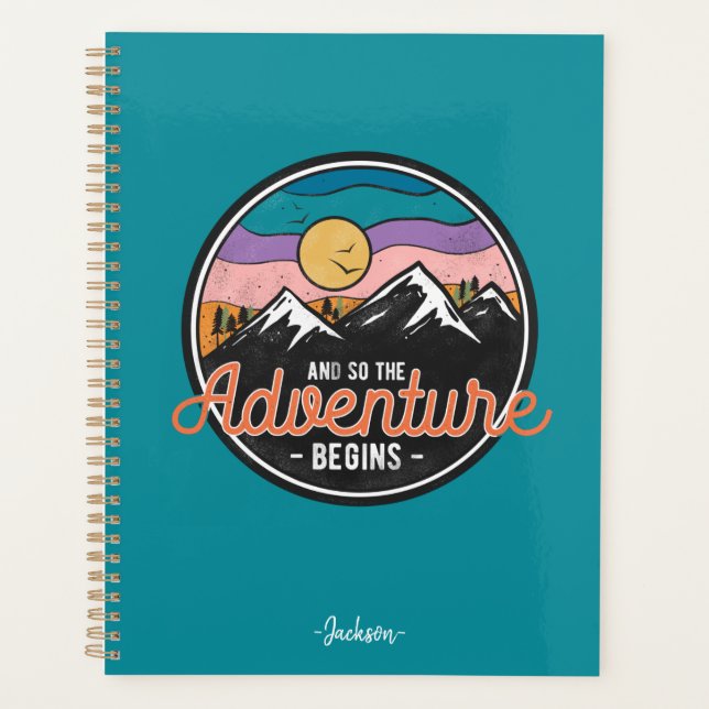 Agenda Y Así Comienza La Aventura  (Anverso)