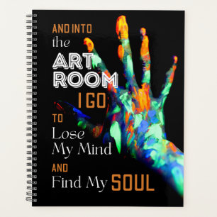 Agenda Y en la sala de arte voy, regalo para artista