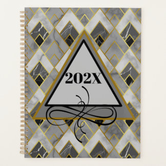 Agenda Yearly Modern Marble  Date Planner