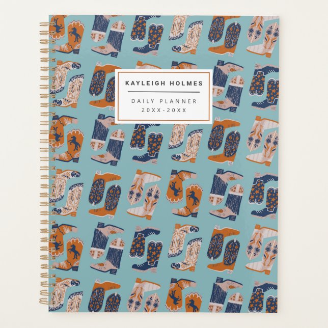 Agenda Yee Haw Cowgirl Planner (Anverso)