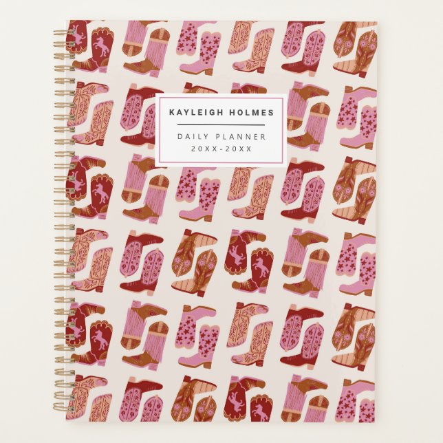 Agenda Yee Haw Cowgirl Soft Cover Planner (Anverso)