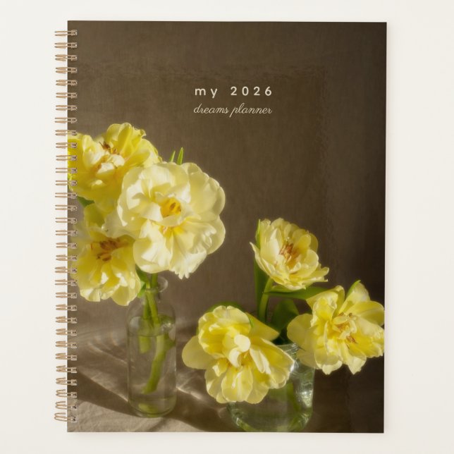 Agenda Yellow Still-Life tulips (Anverso)