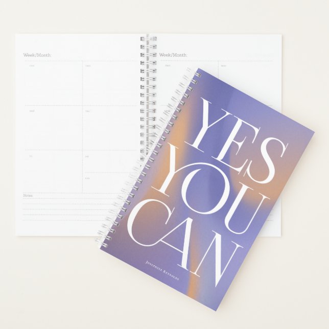 Agenda Yes You Can Personalized Gradient Planner (Demostración)