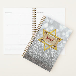 Agenda Yeshua Hebreo en Torah Scroll & Star of David