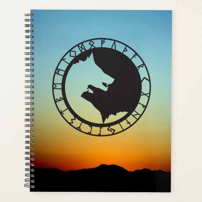 Agenda Yin y Yang Wolves Planner (Anverso)