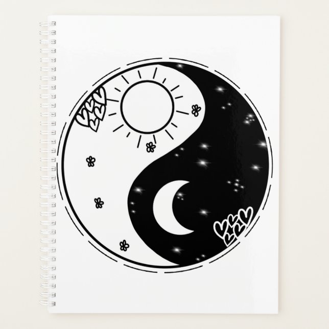 Agenda Yin yang sol y luna (Anverso)