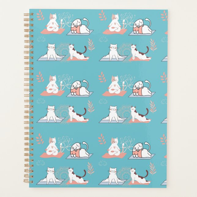 Agenda Yoga Cats Lotus (Anverso)