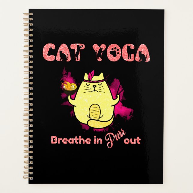 Agenda Yoga Gato Gracioso (Anverso)