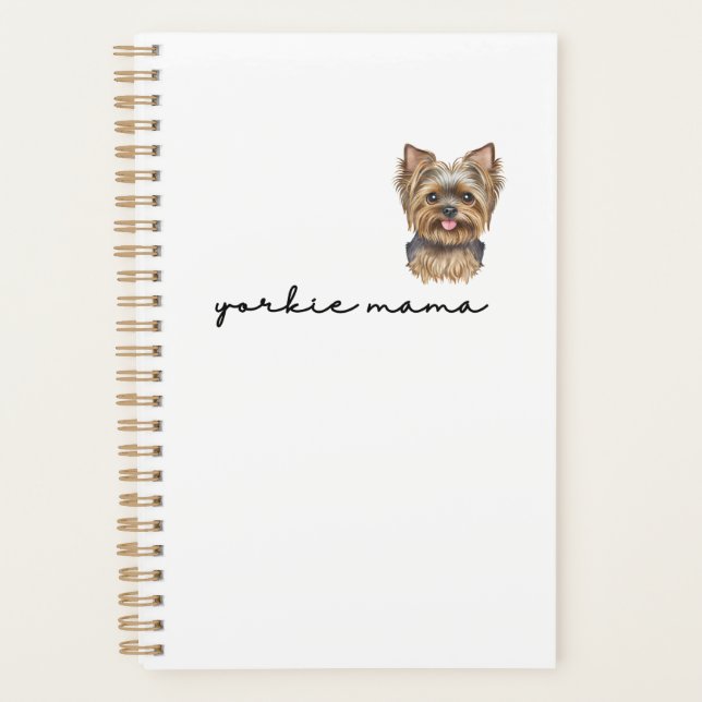 Agenda Yorkie Mama Planner (Anverso)