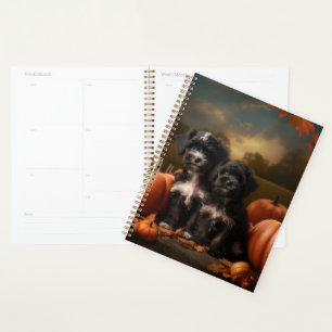 Agenda Yorkipoo Cachorro Delicia de Otoño Calabaza