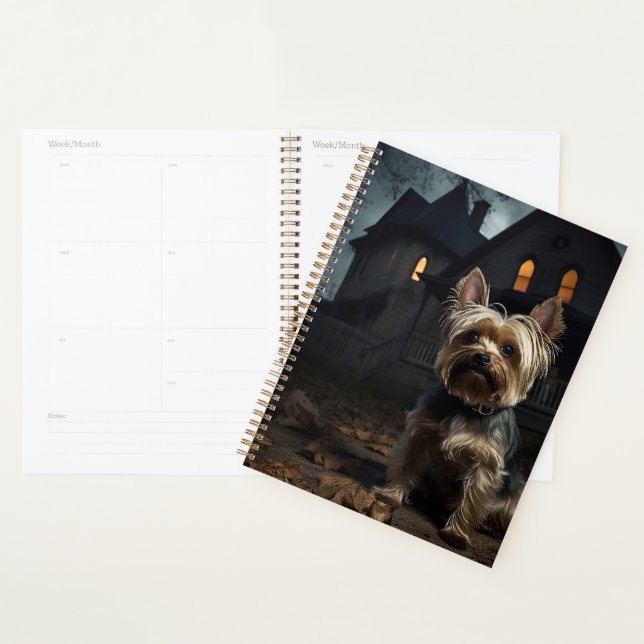 Agenda Yorkshire Terrier Halloween Aterrador (Demostración)
