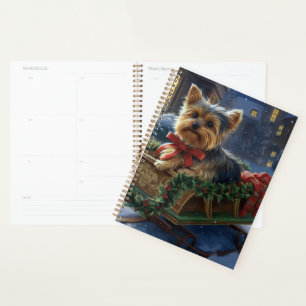 Agenda Yorkshire Terrier Temporada Navideña Festiva