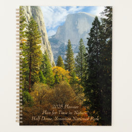 Agenda Yosemite Planner con texto de portada de Personali