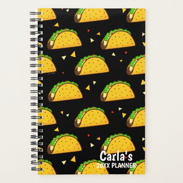 Agenda Yummy Taco Pattern (Anverso)