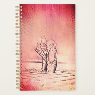 Agenda Zapatos de ballet rosa en Pointe
