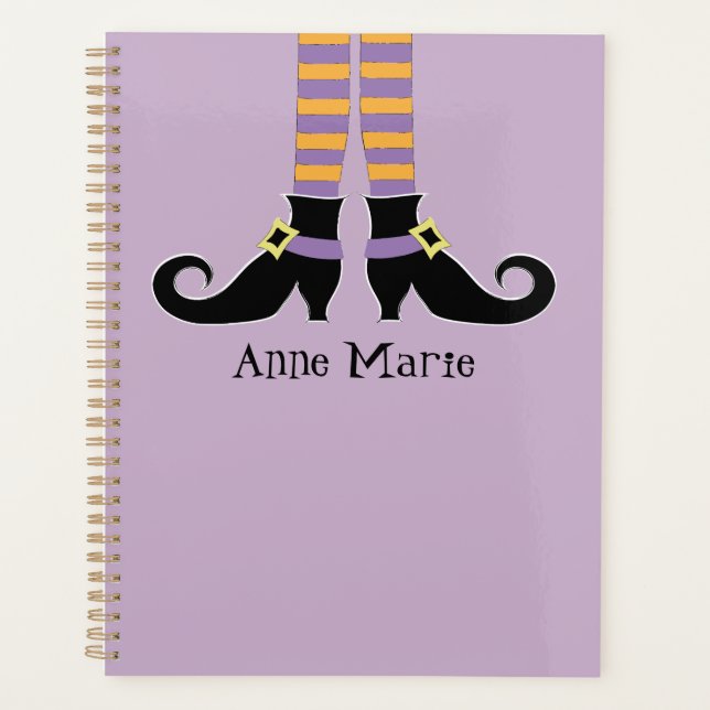 Agenda Zapatos de bruja caprichosa (Anverso)