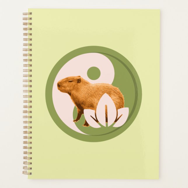 Agenda Zen Capybara Yin Yang (Anverso)