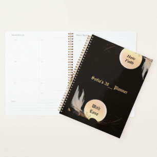 Agenda Zen Minimalist Daily Planner for Peace & Encourage