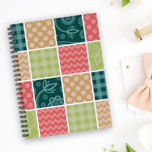 Agenda Zigzag, Chevron, Gingham, Puertos Polka, Patchwork