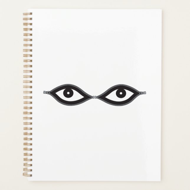 Agenda Zipper Eyes (Anverso)