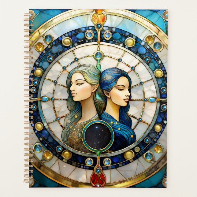 Agenda Zodiaco - Géminis Los Gemelos (Anverso)