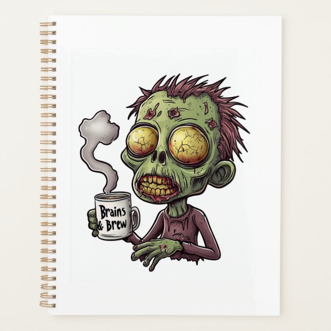 Agenda  Zombie Coffee Time (Anverso)